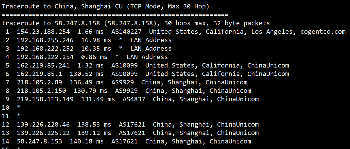 hncloud：美国洛杉矶机房CN2线路独立服务器测评，去程骨干大带宽考虑防御，回程CN2+AS9929