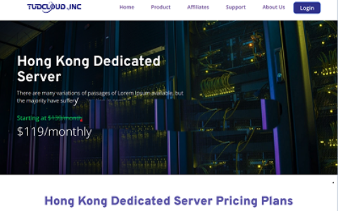 tudcloud 香港CN2不限流量独立服务器简单测评