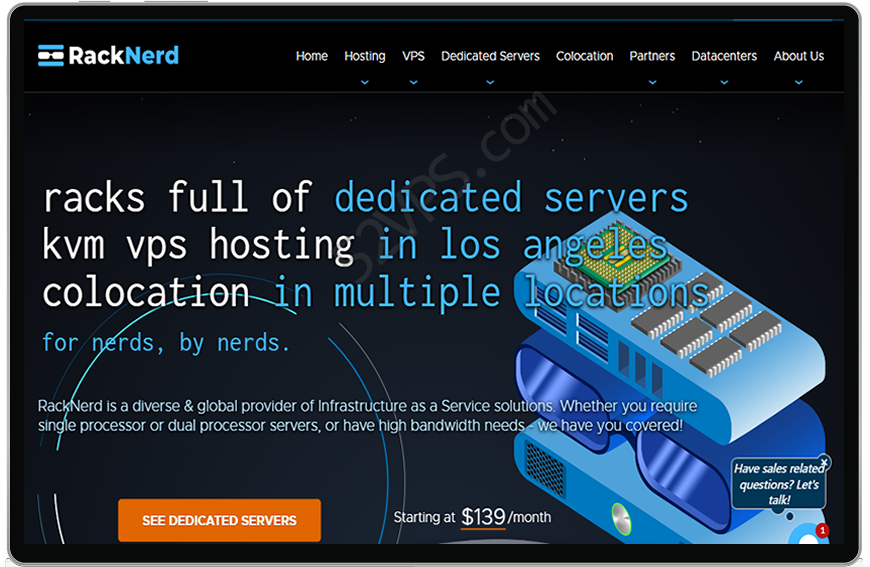 RackNerd 便宜促销套餐整理，年付低至.89起