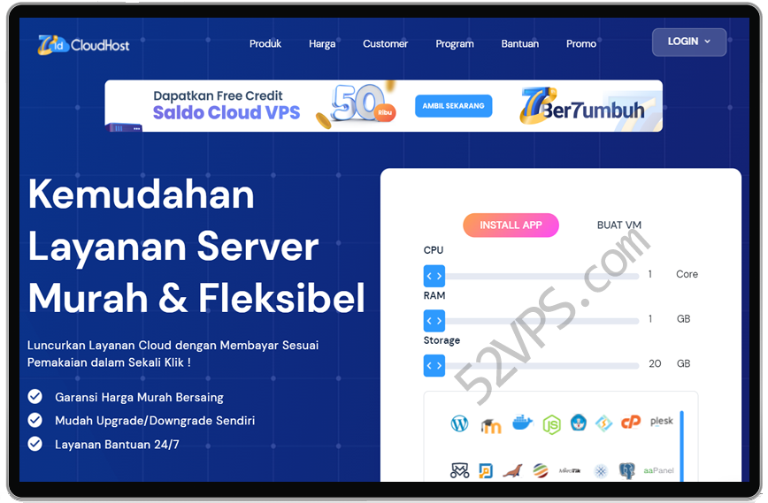 IDCloudhost 1G内存/20G SSD硬盘/不限流量/300Mbps/KVM/新加坡/印尼每月25元