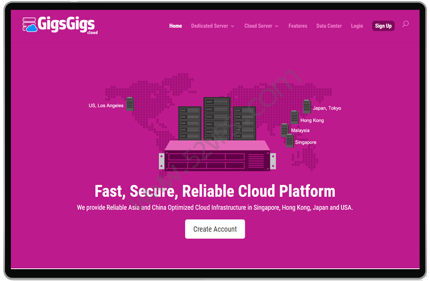 GigsGigsCloud 日本VPS云服务器/CN2线路/1核/1GB内存/20GB SSD/300GB流量/50Mbps带宽/月