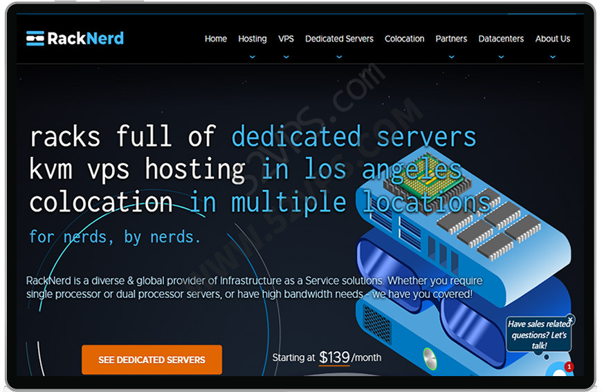 RackNerd 6月最新促销套餐.99/年，美国VPS/1核1GB内存/1Gbps带宽/2TB流量