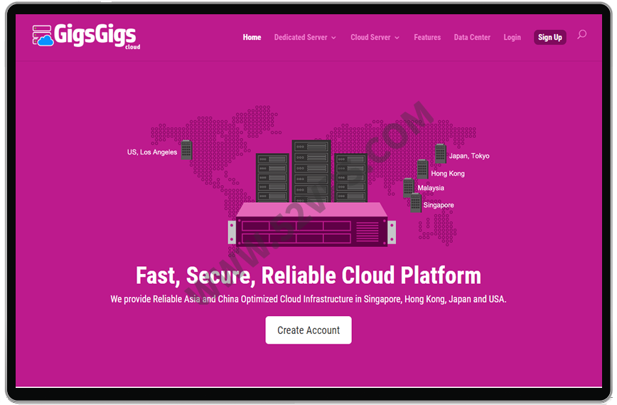 GigsGigsCloud：日本三网CN2/CTG线路，KVM VPS，50bps带宽，/月
