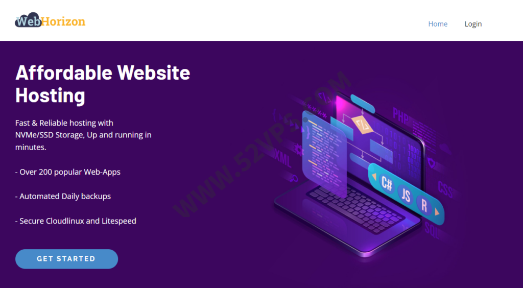 WebHorizon：nat vps/端口转发/香港Nat VPS/首年低至1.9美元