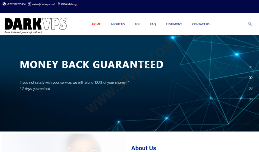 DarkVPS：加拿大VPS/Windows系统/1核/1GB/15G SSD/100Mbps/不限流量,4美元/月