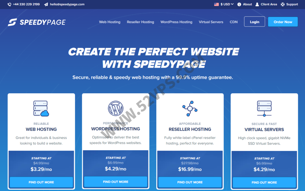 SpeedyPage：新加坡VPS/1核 AMD Ryzen CPU/2GB内存/30g NVMe/5T流量/1Gbps带宽/.39/月