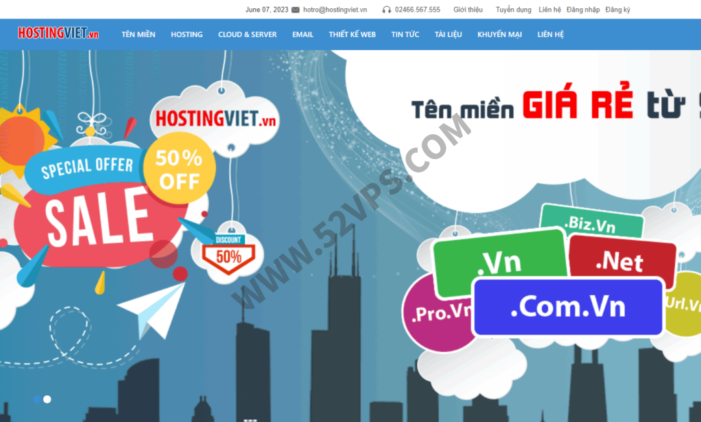 HostingViet：150Mbps带宽/不限流量/越南VPS/月付RMB28.6