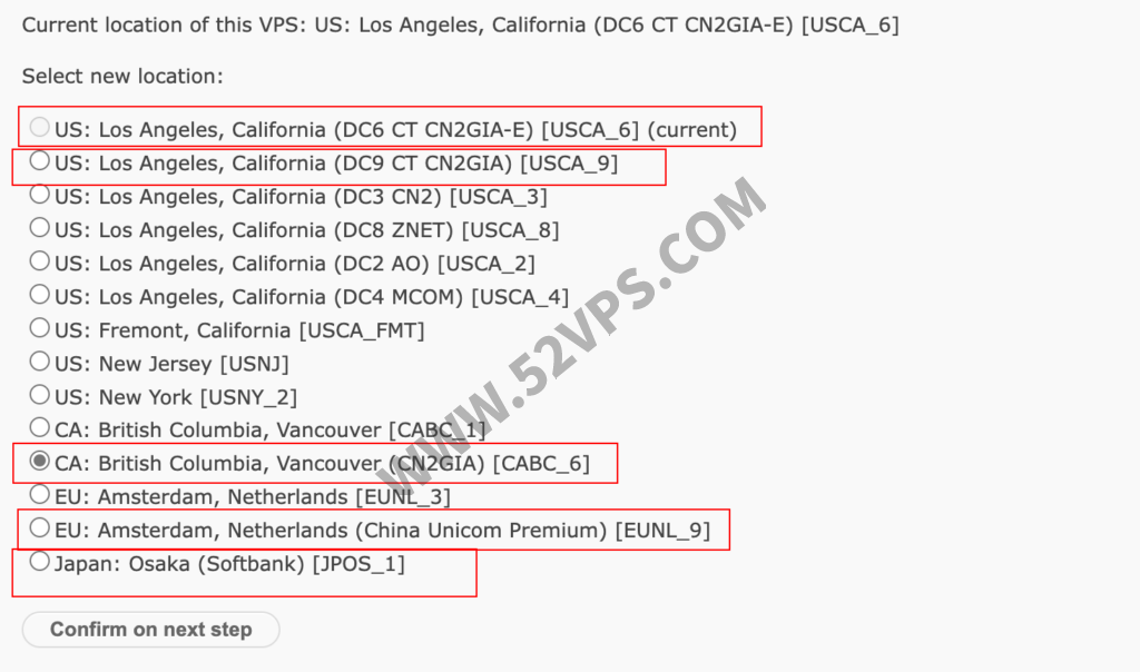 搬瓦工：/年限量版，洛杉矶CN2 GIA线路，可切换日本软银、加拿大CN2 GIA和澳大利亚AS9929线路