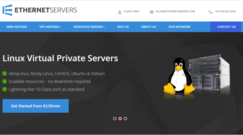 EtherNetservers：美国洛杉矶便宜VPS，OpenVZ架构，10Gbps端口，SSD硬盘，年付.95起