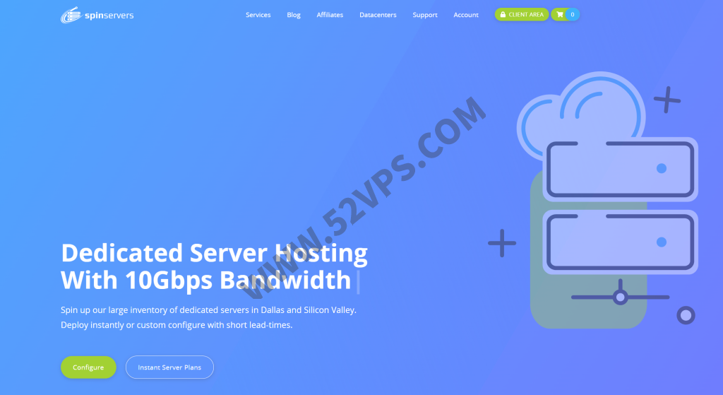 Spinservers：10G口美国服务器，1TB NVMe硬盘、32G内存，月付49美元，可选圣何塞和达拉斯机房