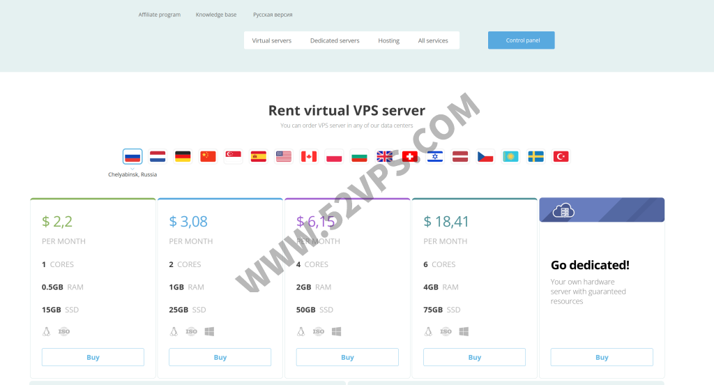 profitserver：5折促销，VPS主机年付起，可选香港/以色列/新加坡/俄罗斯/美国/捷克等19个机房