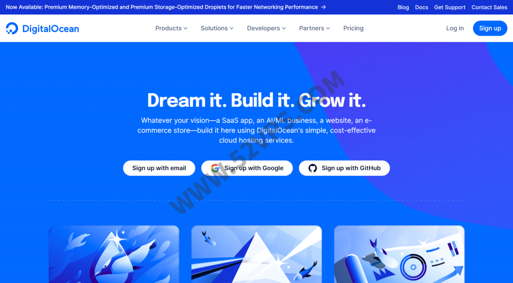 DigitalOcean：新用户充值得5，新加坡/美国/荷兰/德国/澳大利亚/印度等9机房可选，VPS云服务器低至每月