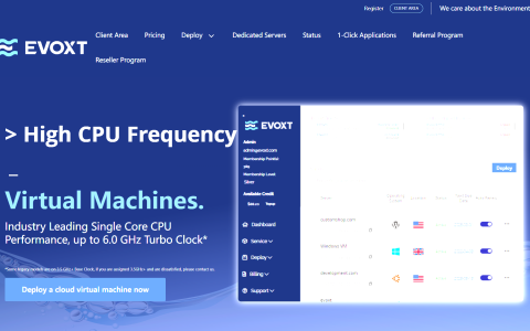 Evoxt：KVM VPS主机/AMD EPYC系列CPU/NVMe硬盘/1Gbps带宽/月付$2.99起，可选中国香港、美国、马来、印尼CN2、日本、波兰等