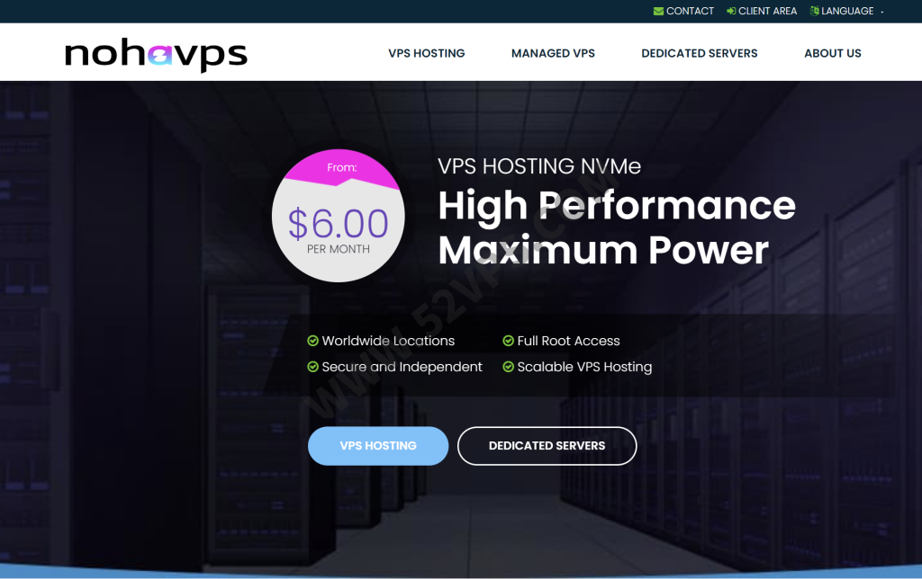 NohaVPS：美国/德国/英国VPS主机，AMD EPYC CPU/NVMe硬盘/10Gbps带宽年付起